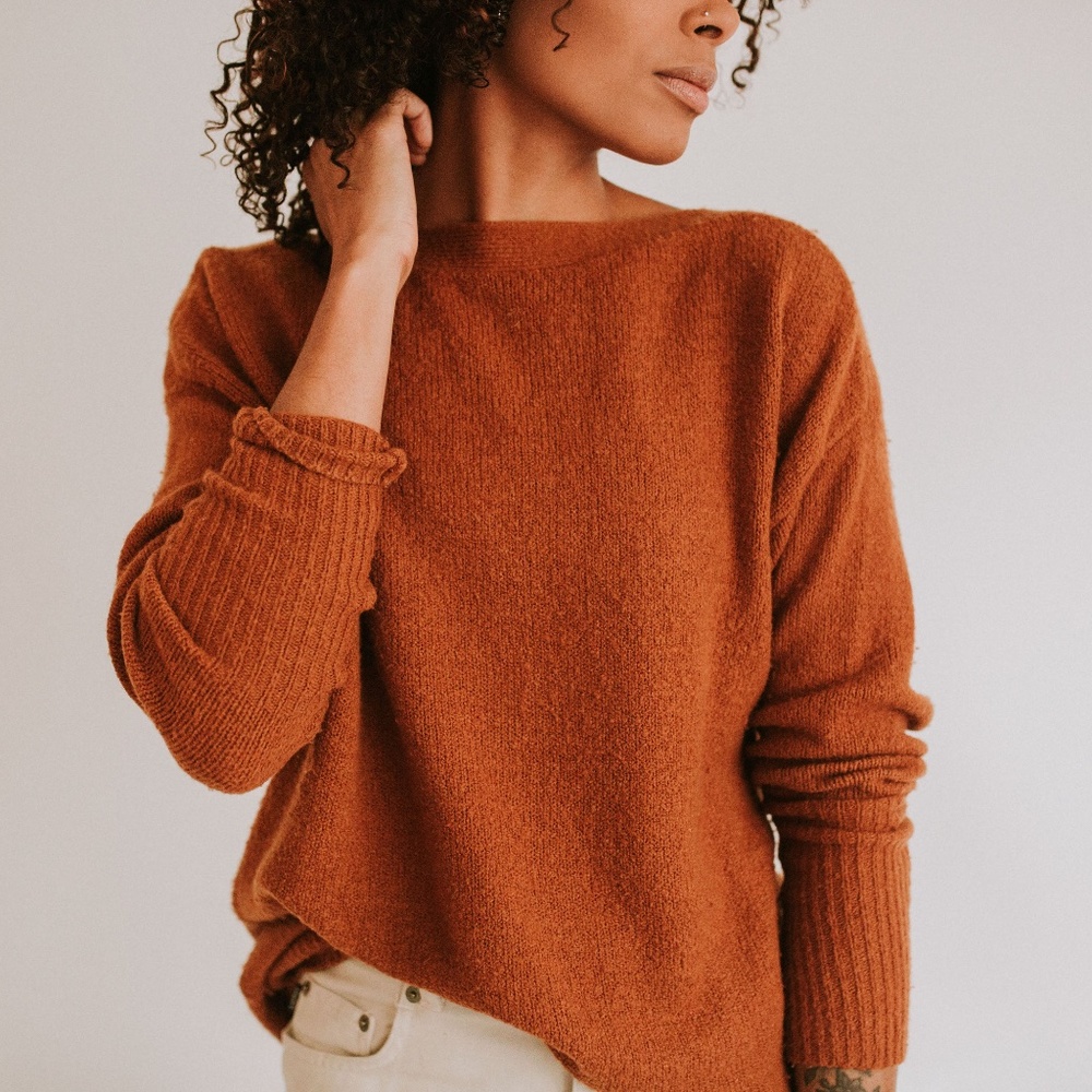 Anthropologie Ribbed Knit Sweater